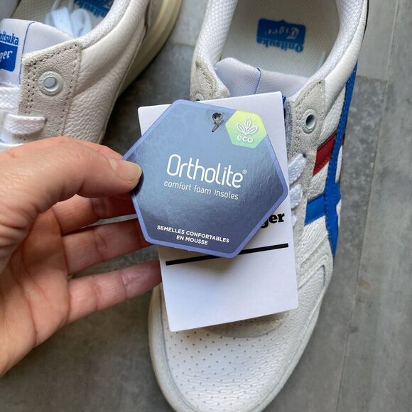 ASICS Onitsuka Tiger ULTIMATE 81 EX 1183B510 101 White Directoire Blue Women STZ - Picture 3 of 9